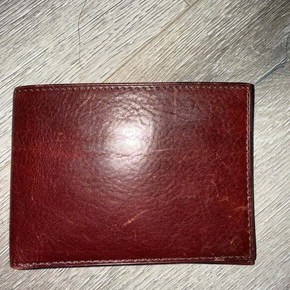 Bosca Excutive I.D. Wallet RFID Roma Italia Burgundy - Picture 4 of 6